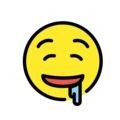drooling face emoji on openmoji