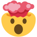 exploding head emoji on twitter (twemoji)
