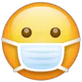 face with medical mask emoji on whatsapp