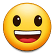 grinning face with big eyes emoji on samsung