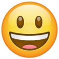 grinning face with big eyes emoji on whatsapp
