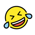 rolling on the floor laughing emoji on openmoji