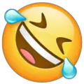 rolling on the floor laughing emoji on  whatsapp