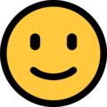 slightly smiling face emoji on microsoft windows