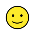 slightly smiling face emoji on openmoji