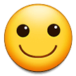 slightly smiling face emoji on samsung