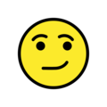 smirking face emoji on openmoji