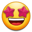 star-struck emoji on samsung
