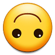 upside-down face emoji on samsung