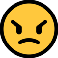 angry face emoji on microsoft windows