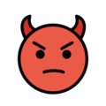 angry face with horns emoji on openmoji