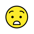 astonished face emoji on openmoji