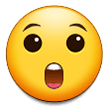 astonished face emoji on samsung