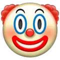 clown face emoji on apple iphone iOS