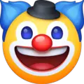 clown face emoji on facebook messenger