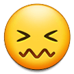 confounded face emoji on samsung