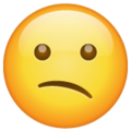 confused face emoji on whatsapp