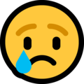 crying face emoji on microsoft windows