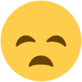 disappointed face emoji on twitter (twemoji)