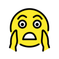 face screaming in fear emoji on openmoji