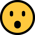face with open mouth emoji on microsoft windows