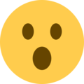 face with open mouth emoji on twitter (twemoji)