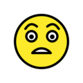 fearful face emoji on openmoji