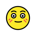 flushed face emoji on openmoji
