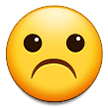 frowning face emoji on samsung