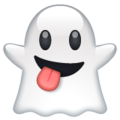 ghost emoji on whatsapp