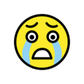 loudly crying face emoji on openmoji