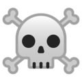 skull and crossbones emoji on google android