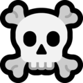 skull and crossbones emoji on microsoft windows