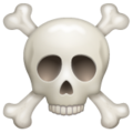 skull and crossbones emoji on whatsapp