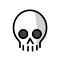 skull emoji on openmoji