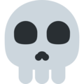 skull emoji on twitter (twemoji)