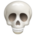 skull emoji on whatsapp