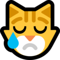 crying cat emoji on microsoft windows