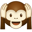 hear-no-evil monkey emoji on samsung