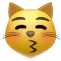 kissing cat emoji on apple iphone iOS