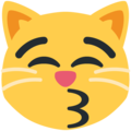 kissing cat emoji on twitter (twemoji)