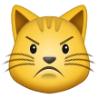 pouting cat emoji on samsung