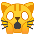 weary cat emoji on google android